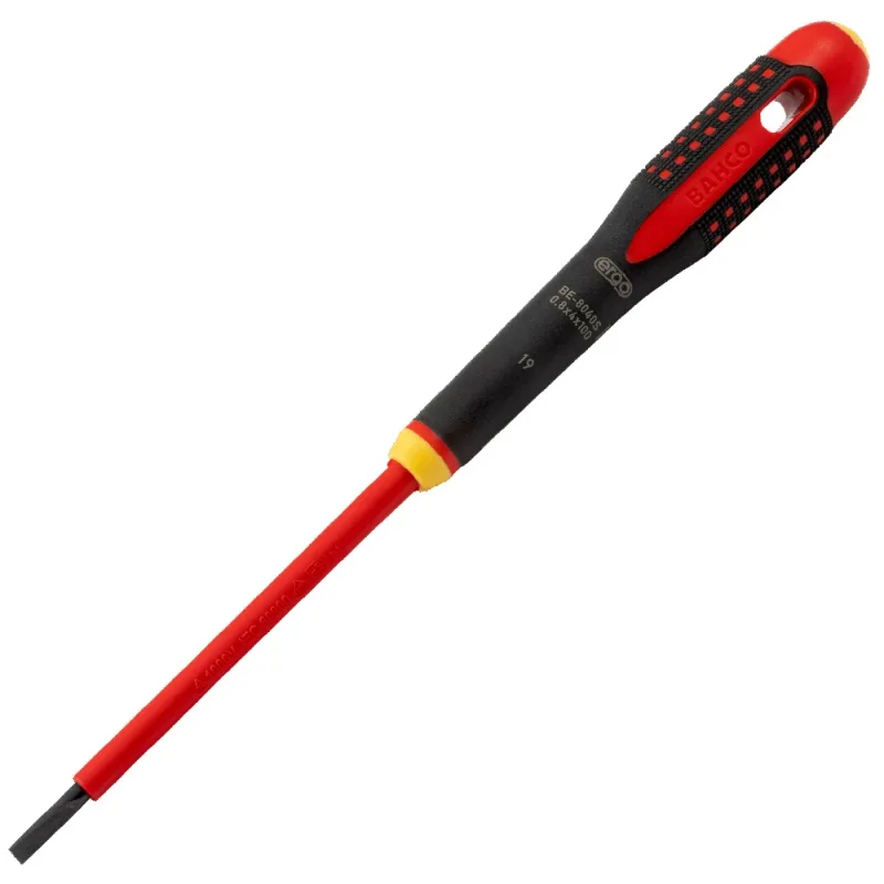 Desarmador Plano Aislado 1000V Bahco BE-8040S de 4 x 100 mm