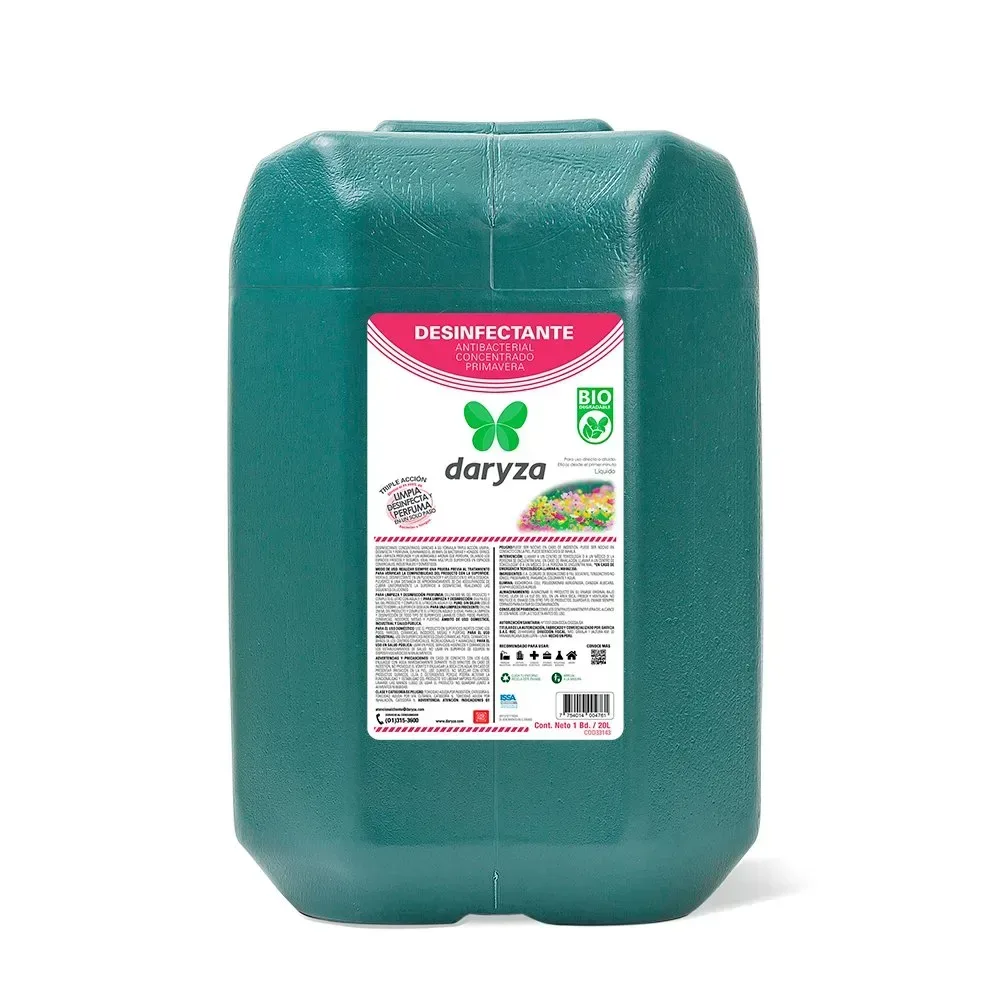 Desinfectante Antibacterial Concentrado Primavera DARYZA x 20 L