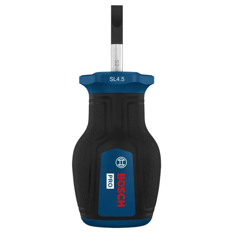 Destornillador Corto Bosch Plano SL 4.5 mm Stubby