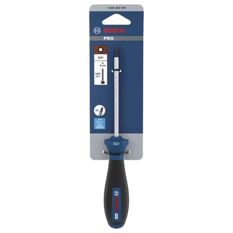 Destornillador Robertson Bosch SQ1 Barra 100mm Acero S2 · foto 5