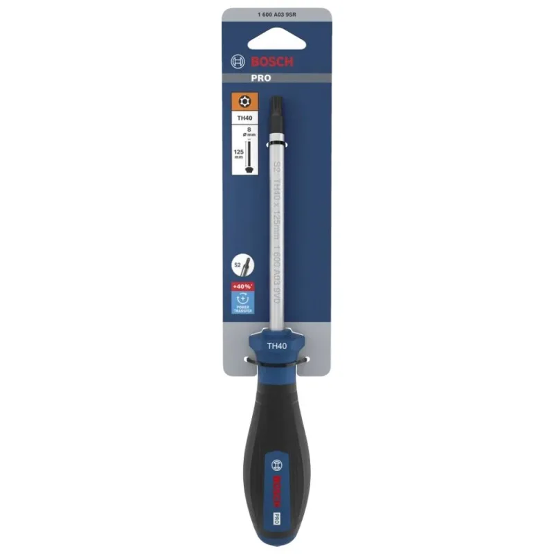 Destornillador Torx Security Bosch TH40 Barra Larga 125mm · foto 5