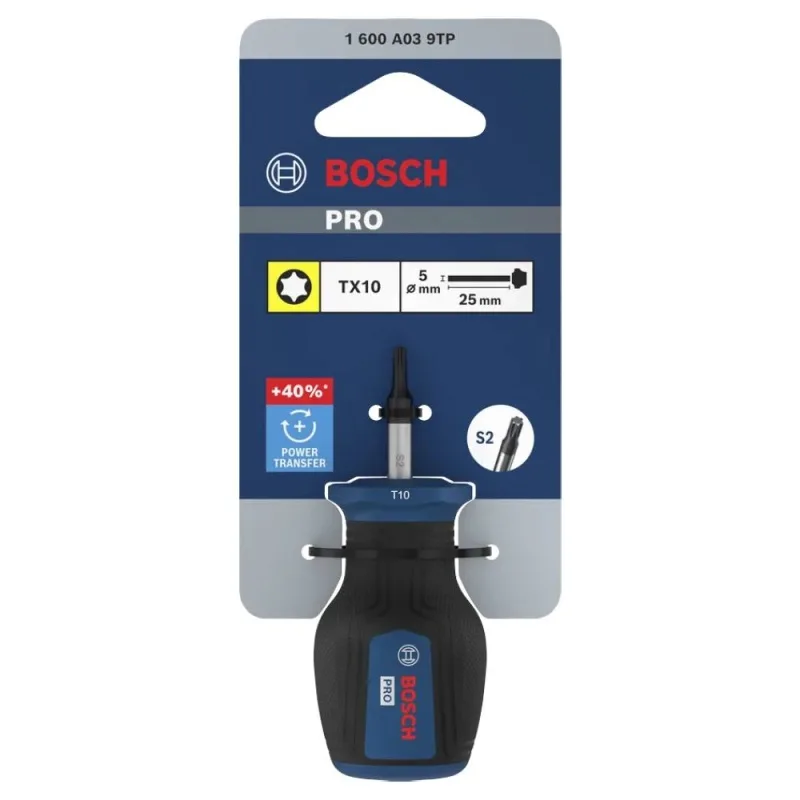 Destornillador Torx Stubby Bosch TX10 Corto 25 mm · foto 5