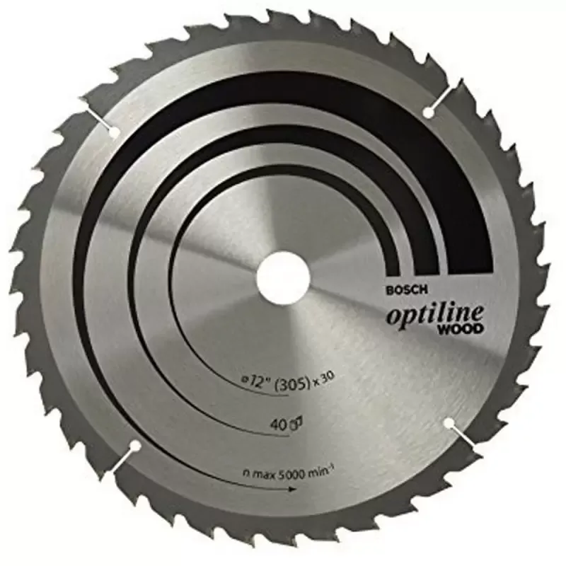 Disco de Sierra Bosch Optiline 12" 60 Dientes para Madera