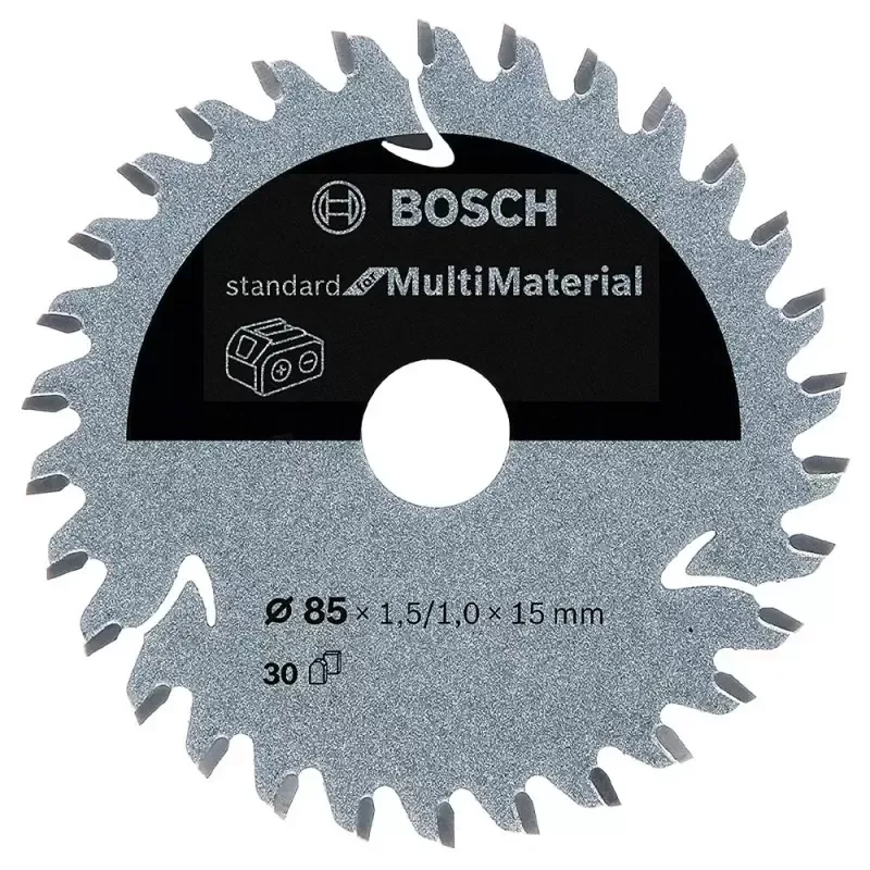 Disco de Sierra Circular Bosch Multimaterial 85 x 15 mm, 30 Dientes de Carburo · foto 2