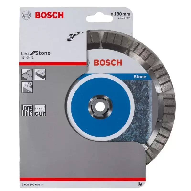 Disco Diamantado Bosch Best Stone 7" Segmentado (3 diamantes)