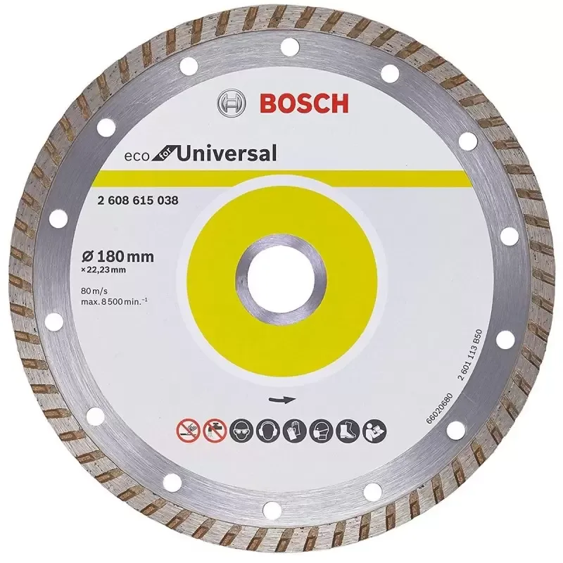 Disco Diamantado Bosch ECO Universal Turbo de 7" (180 mm)