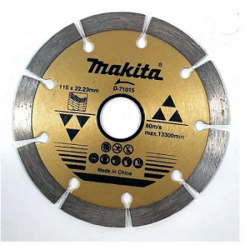 Disco Diamantado Segmentado 4-1/2" para Concreto en Seco Makita D-71015