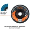 Disco Flap 7" Grano 120 para Metal Truper 11678 · foto 2