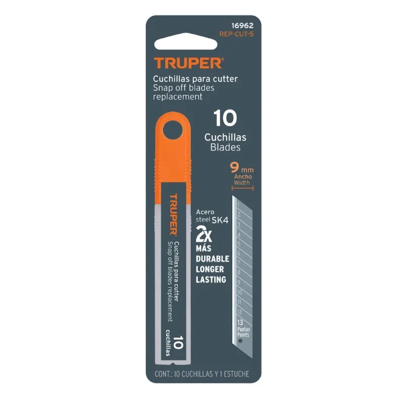Dispensador de Cuchillas Truper 16962 9mm 10 Piezas · foto 4