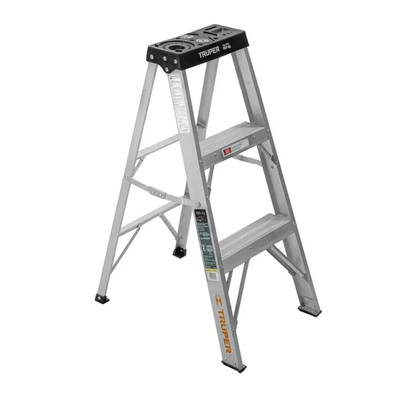 Escalera de Tijera 2 Escalones 150kg Tipo III Truper 16740