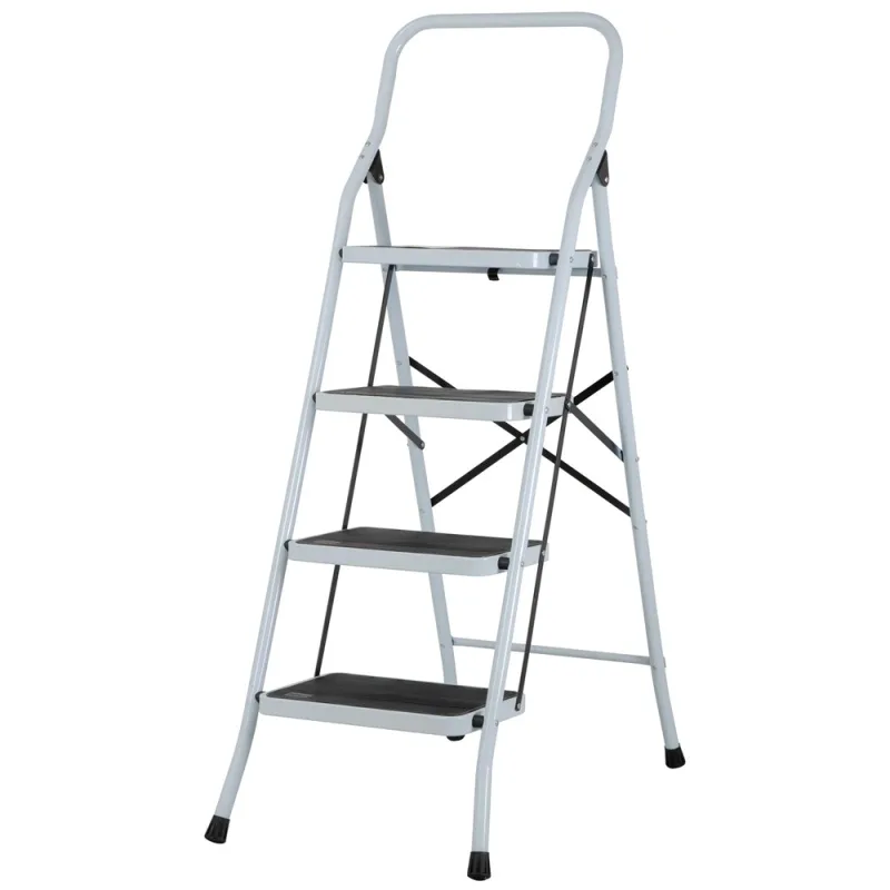 Escalera Taburete Pretul 24122 4 Escalones Tipo III 150 Kg