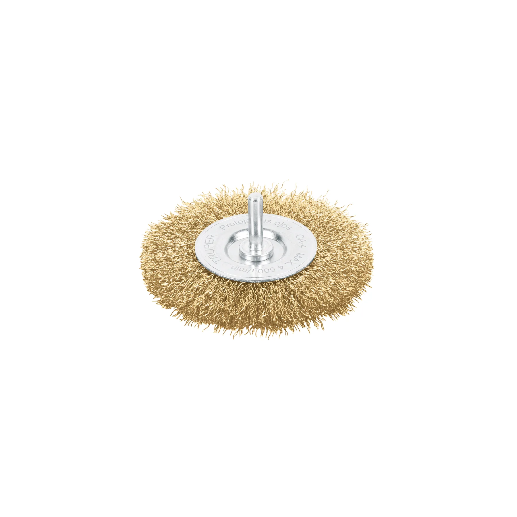 Escobilla circular 4" alambre grueso TRUPER 11590