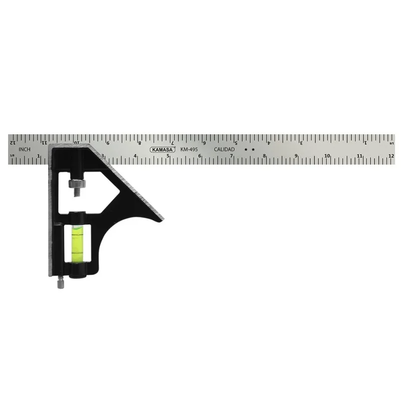 Escuadra Combinada Kamasa KM495 12" en Acero Templado