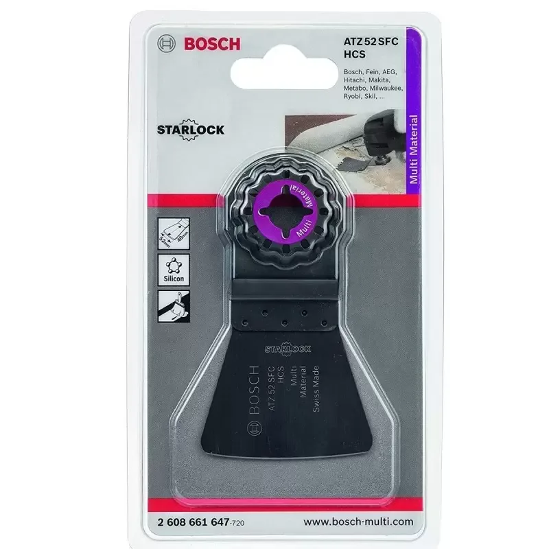 Espátula Raspadora Flexible Bosch ATZ 52 SFC para Multiherramienta