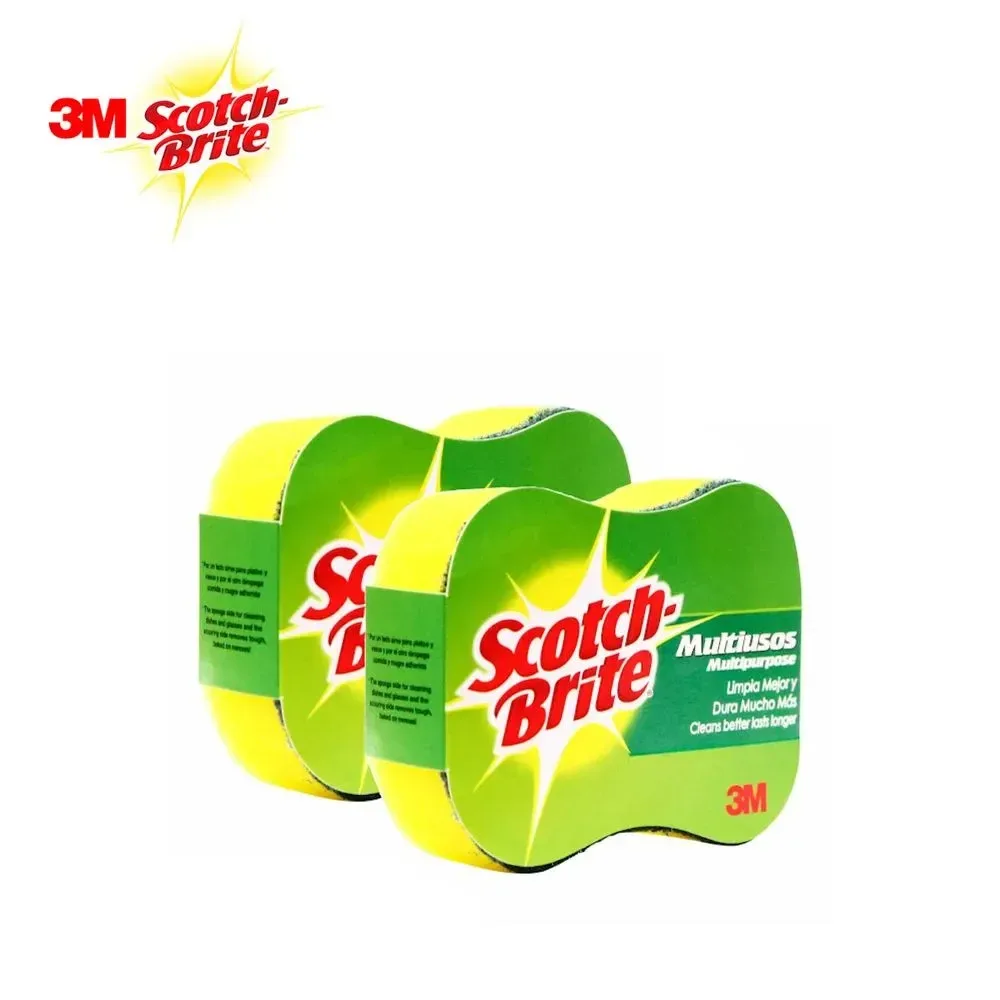 Esponja 2 en 1 Doble Uso Scotch-Brite Paquete x2
