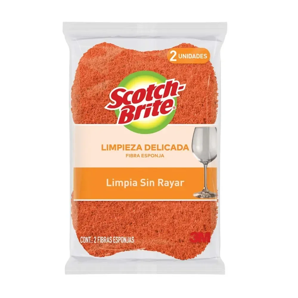 Esponja Cero Rayas Scotch-Brite Cocina Paquete x2