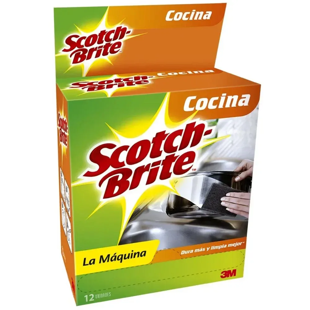 Esponja La Máquina Scotch-Brite Display x12