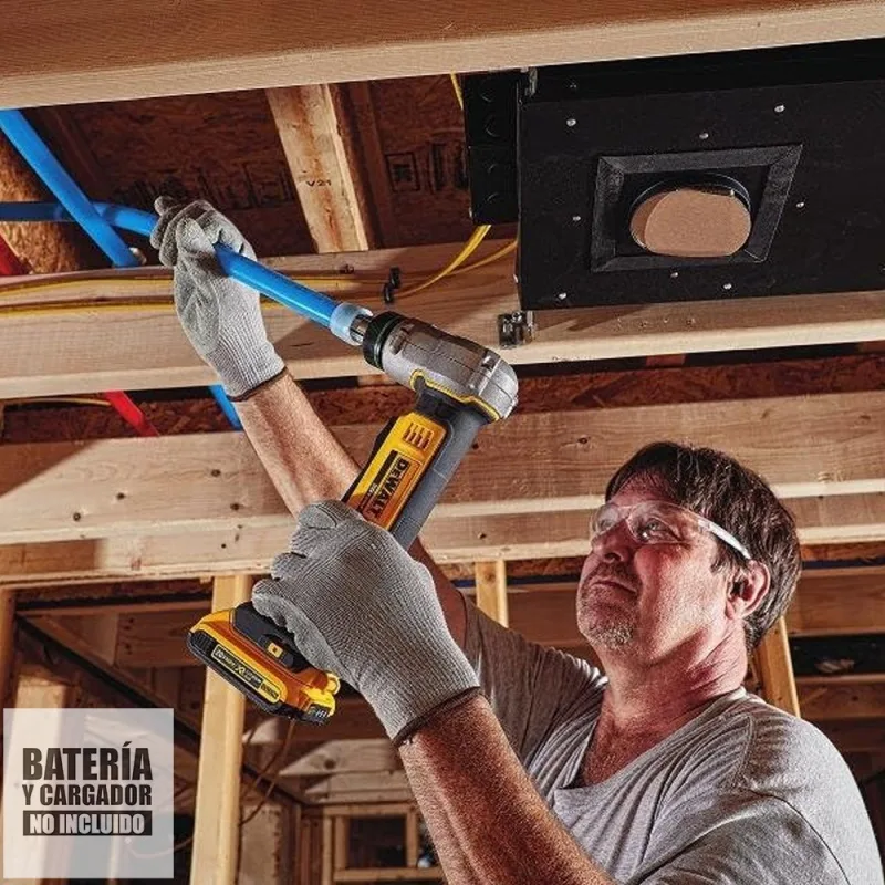 Expansor de Tubos PEX Inalámbrico DEWALT DCE400B 20V Max para Diámetros de 3/8" a 1" · foto 3
