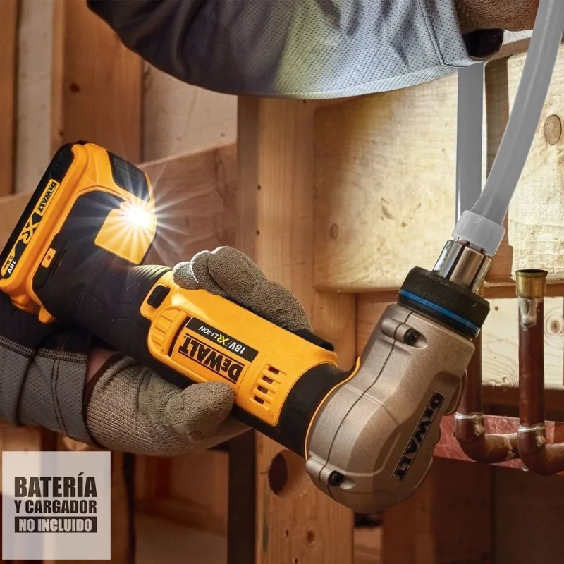 Expansor de Tubos PEX Inalámbrico DEWALT DCE400B 20V Max para Diámetros de 3/8" a 1" · foto 5