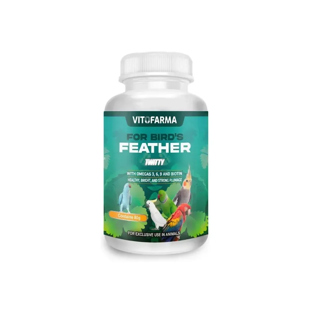 Feather Growth Supplement for Birds – Twitty 80g