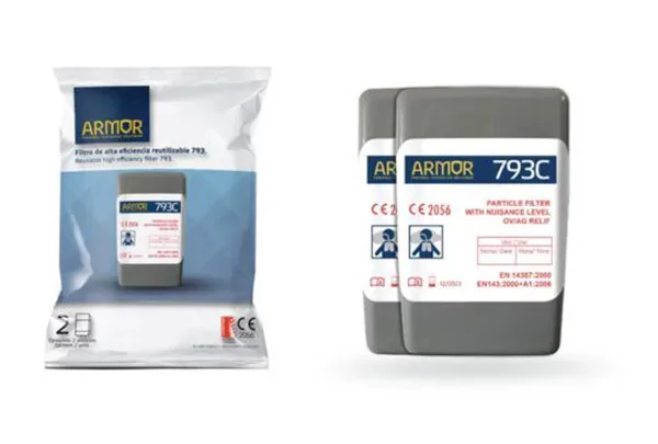 Filtro para Partículas Armor 793-C P3 de Alta Eficiencia