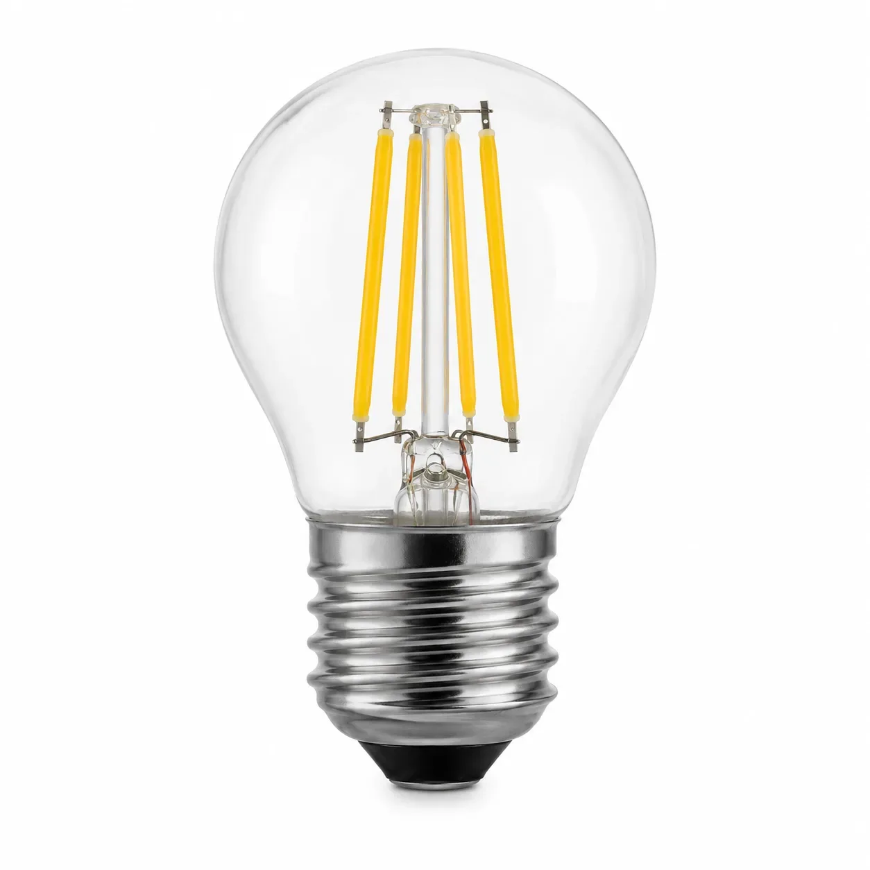 Foco decorativo LED G45 de filamento 2W y 4W E27 NUVORA