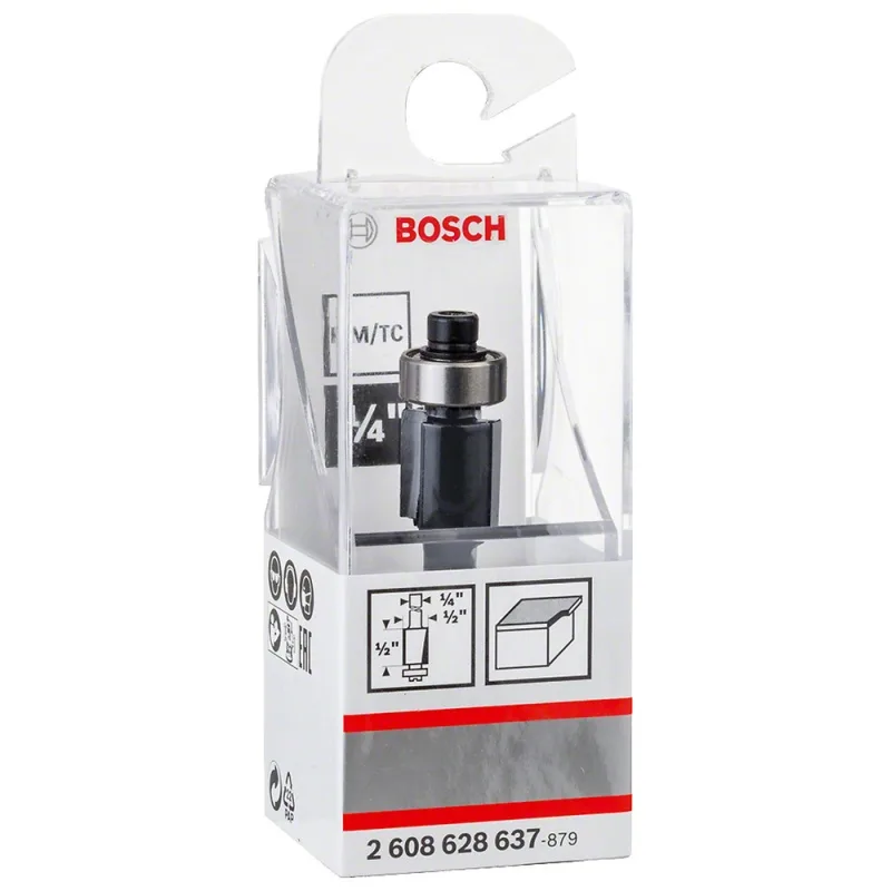 Fresa Enrasadora Bosch 1/2" con Rodamiento Guía · foto 2