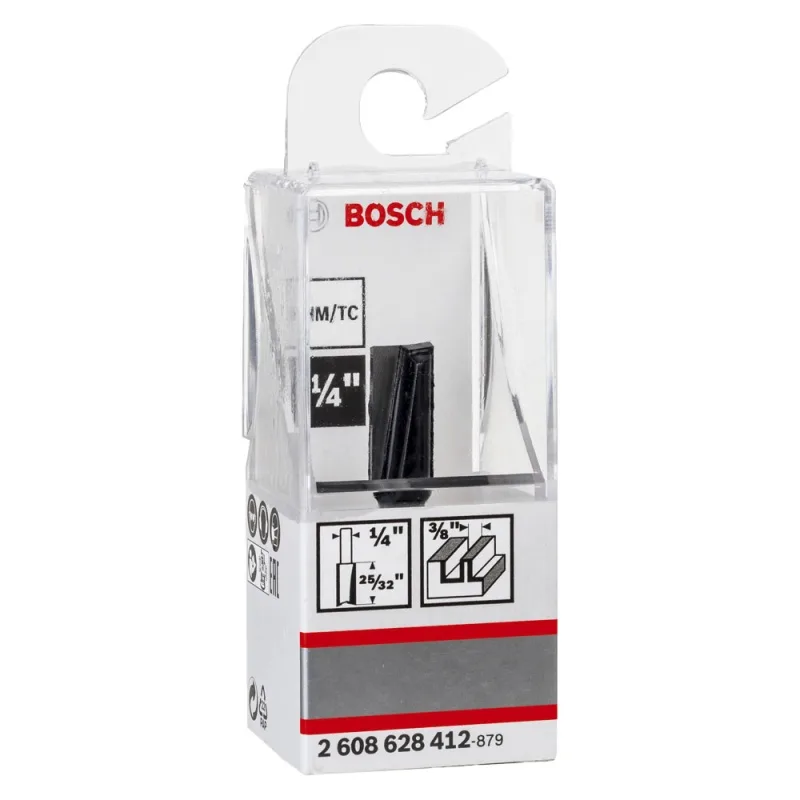 Fresa Recta Bosch 1/4" para Ranuras y Juntas en Madera · foto 2