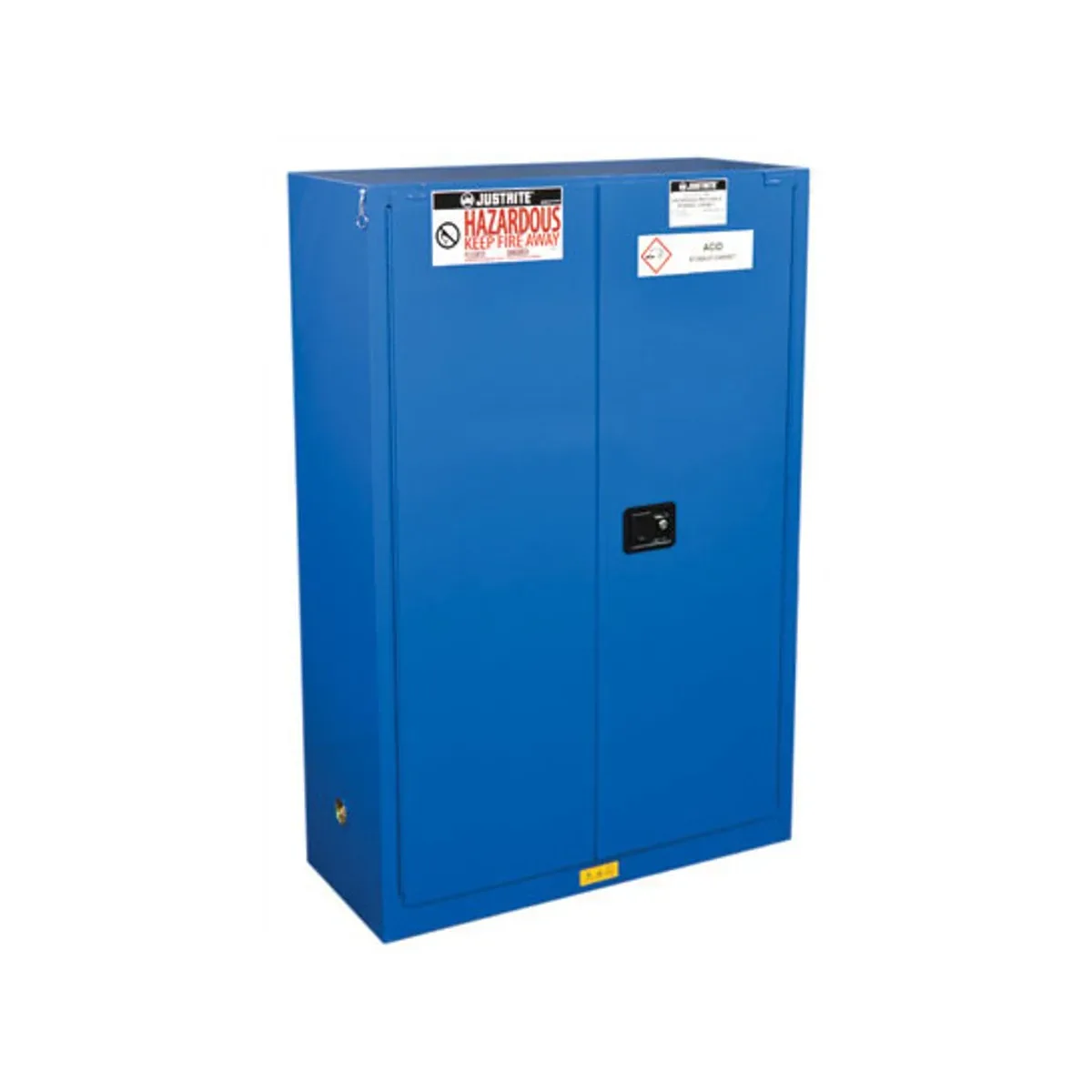 Gabinete de Seguridad para Materiales Peligrosos Justrite Sure-Grip® EX 864528 45 Galones Azul