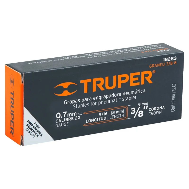 Grapas 3/8 x 5/16" Truper 18283 Caja 5000 Unidades · foto 4