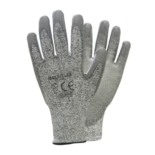 Guante anticorte recubierto de PU gris STEELPRO Multiflex Cut-5