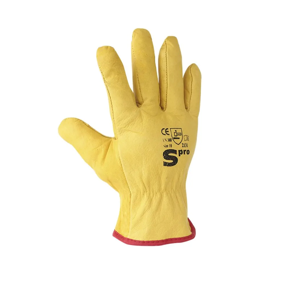 Guante de Cuero Badana Amarillo Spro