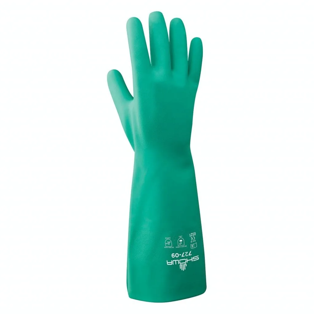 Guante de Nitrilo Solvex Showa 727