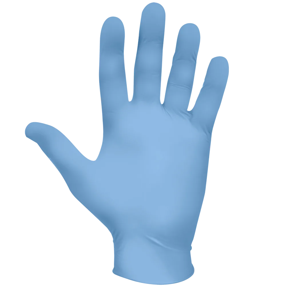 Guante Desechable Showa 7500PF Nitrilo Biodegradable 4 mil Azul (dispensador x100)
