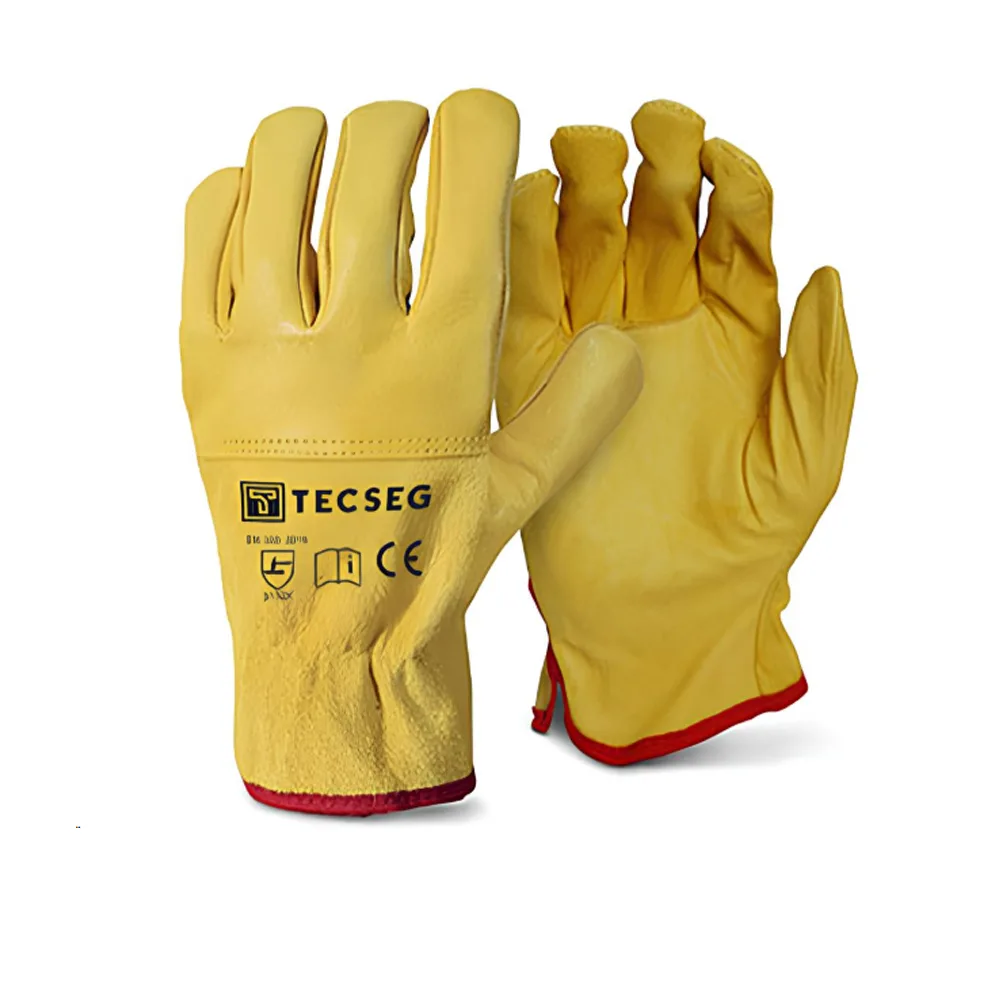 Guante Driver Tecseg Amarillo