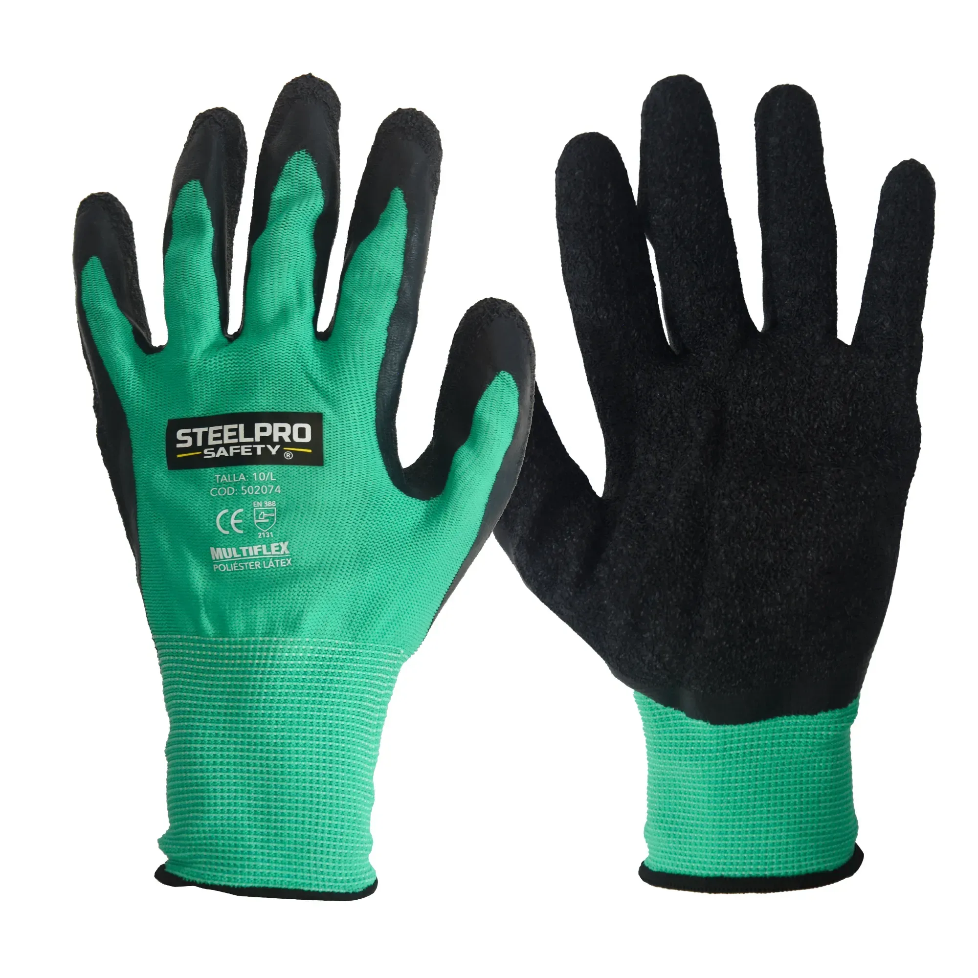 Guante Multiflex MPA 102 Hi-Viz Látex Steelpro