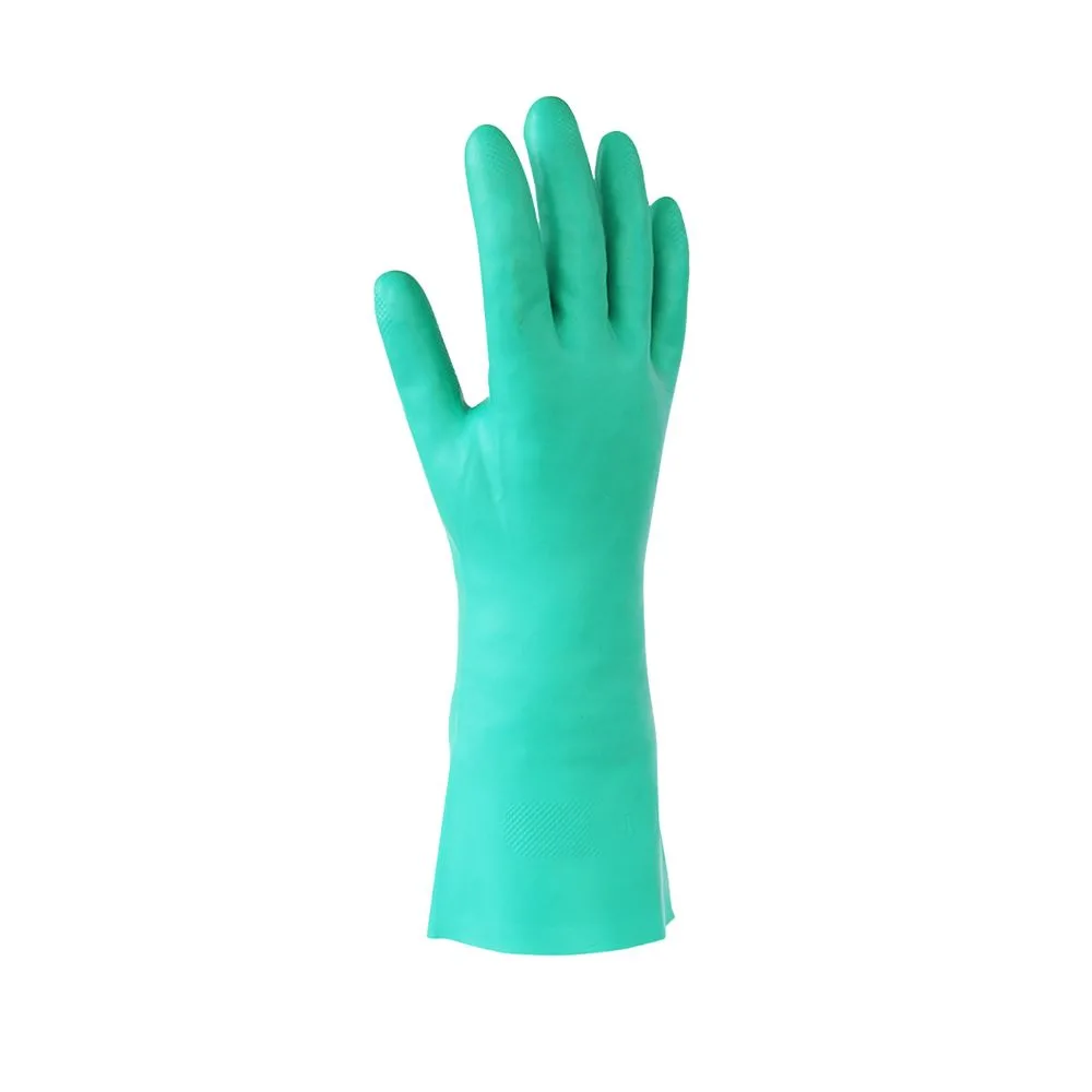 Guante Nitrilo Industrial 15 Mil Flocado 13 pulgadas Spro