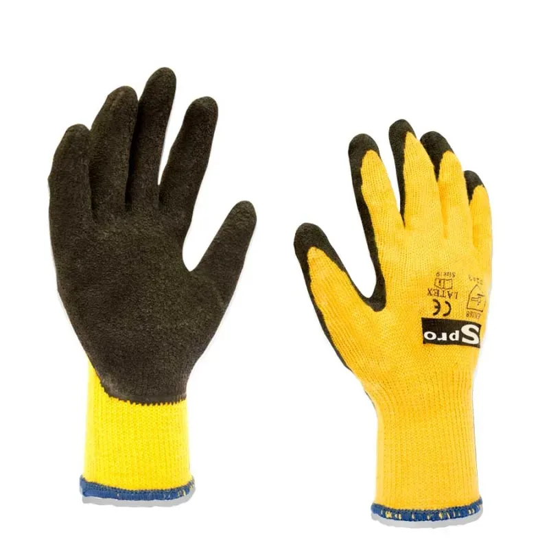 Guantes de Hilo Palma de Látex Spro Amarillo