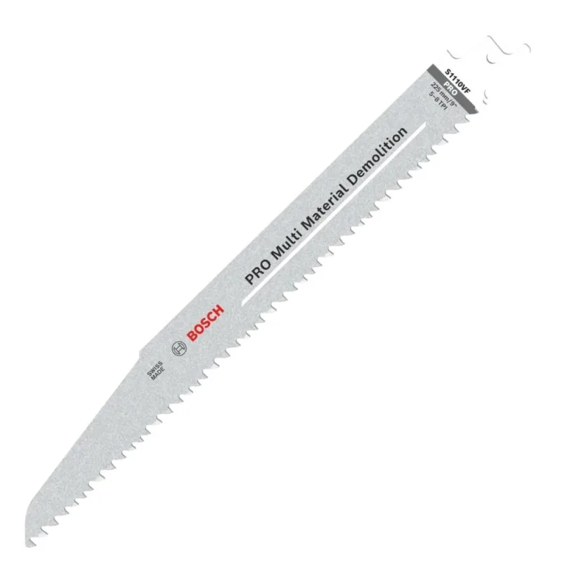 Hojas de Sierra Sable Bosch S 1110 VF 2608.657.610-000 — 225 mm Multimaterial, Pack de 5