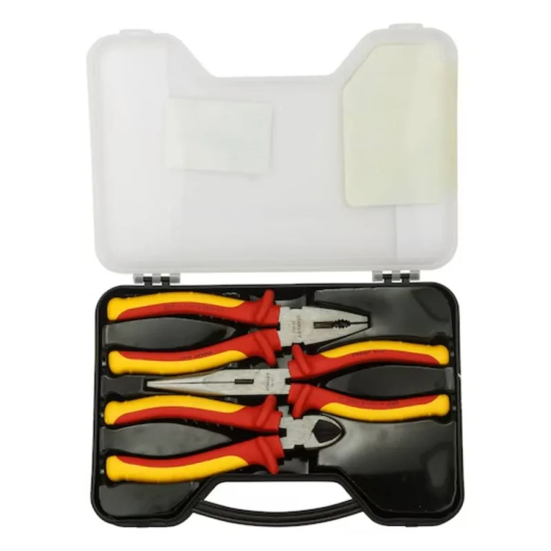Juego de 3 Alicates Aislados Stanley 84-011 MaxSteel VDE 1000V