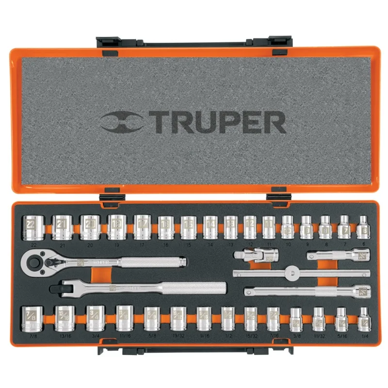 Juego de Dados Truper 3/8" 36 Piezas 13955