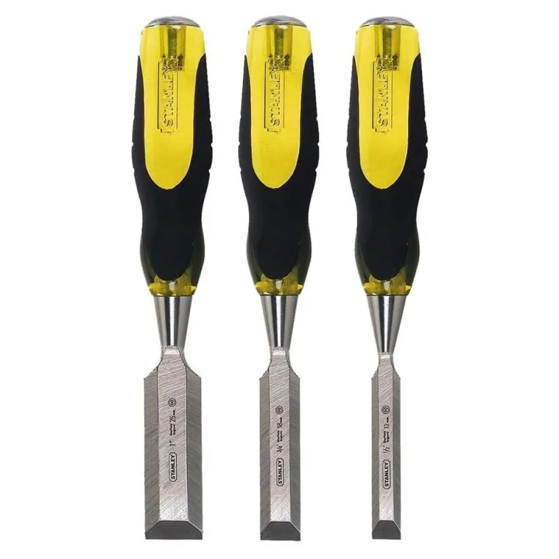 Juego de Formones Fatmax Stanley 16-970 3 Piezas 1/2", 3/4" y 1"
