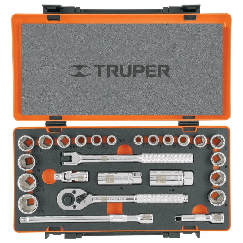 Juego de Herramientas 3/8" 25 Piezas Truper 13954 · foto 2