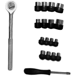 Juego de Herramientas Pretul 21162 21 Piezas 1/4" y 3/8" · foto 2