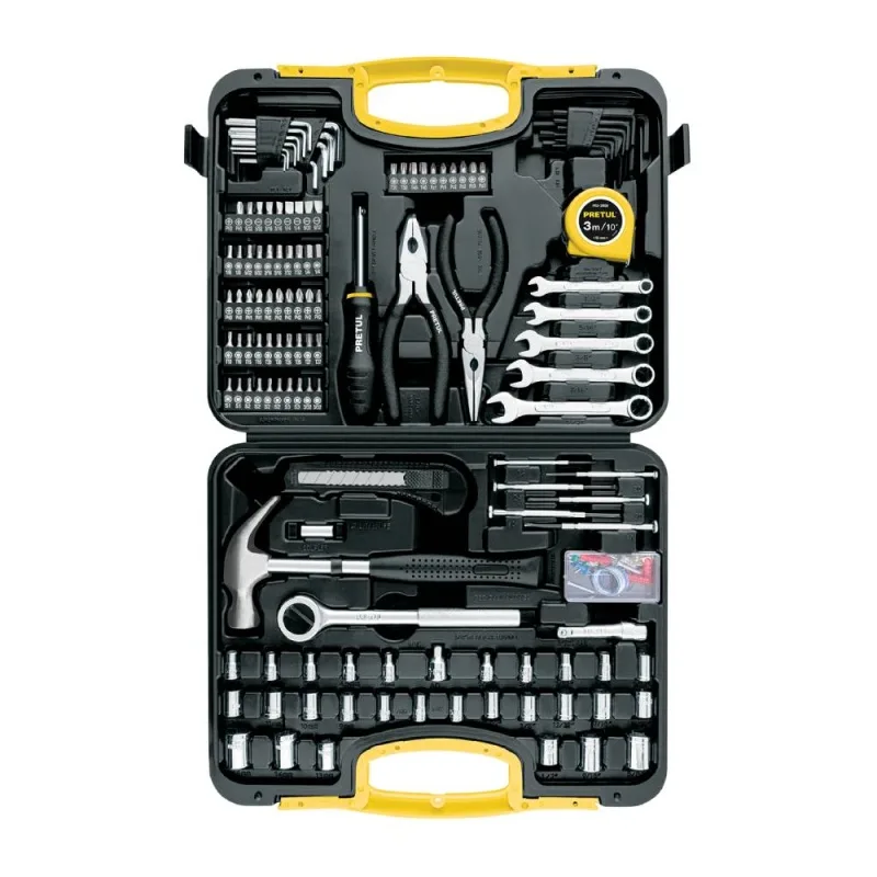 Juego de Herramientas Pretul 24223 1/4" y 3/8" 133 Piezas