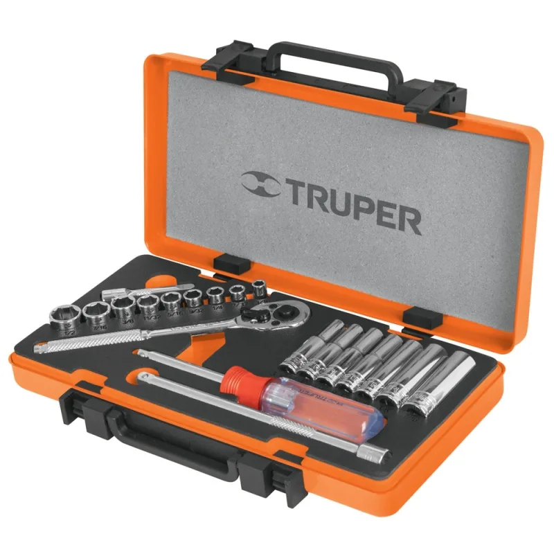 Juego de Herramientas Truper 13981 1/4" 20 Piezas