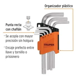Juego de Llaves Allen Truper 15530 7 Piezas Milimétricas · foto 2