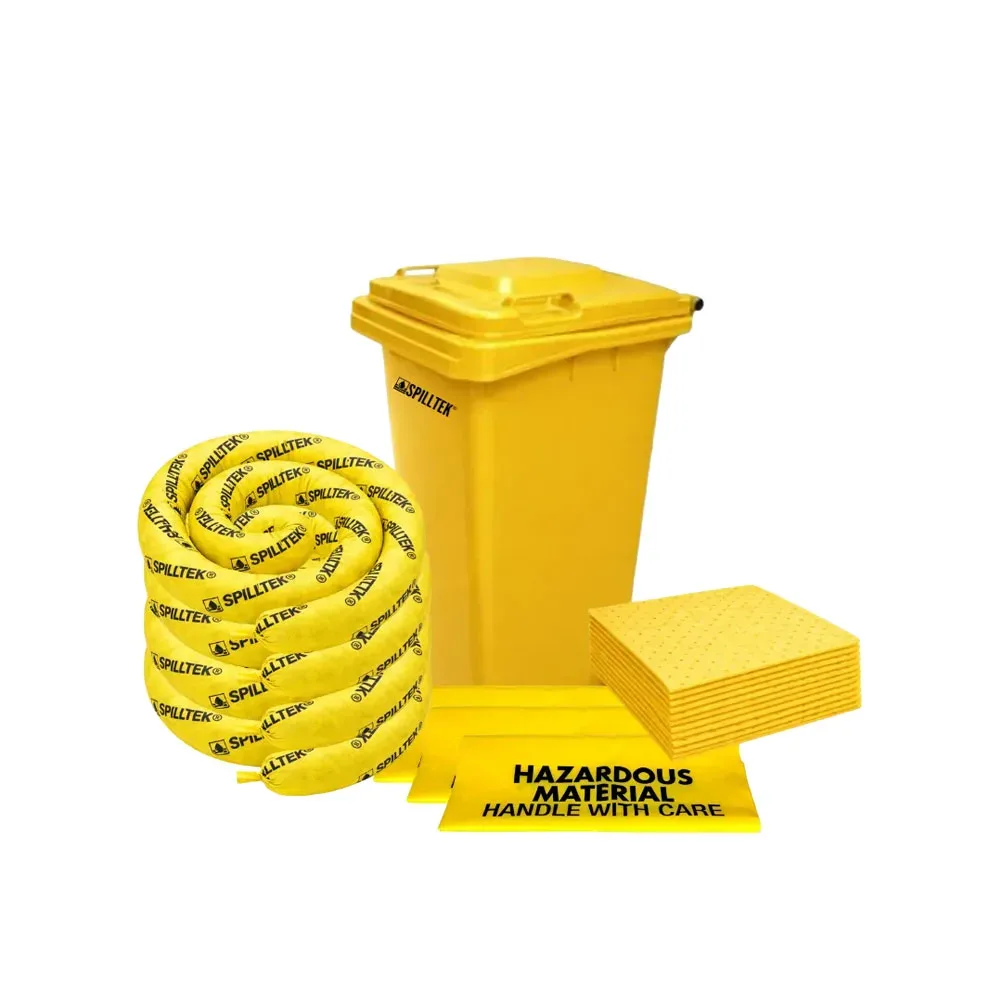 Kit antiderrame para químicos SPILLTEK SPS-KC120 de 120 L