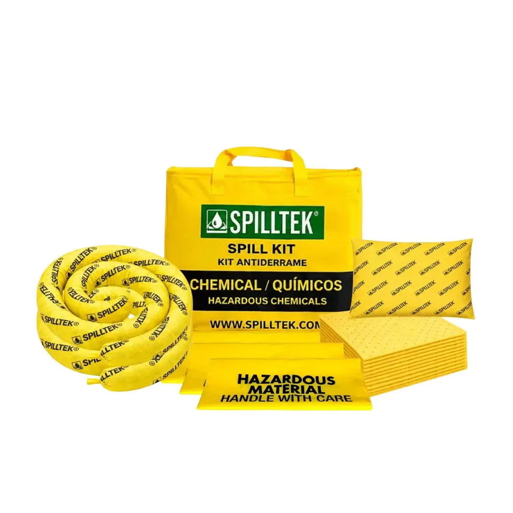 Kit antiderrame para químicos SPILLTEK SPS-KC50 de 50 L