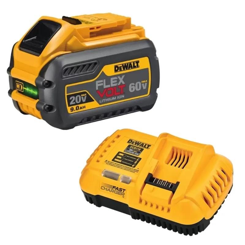 Kit Batería FlexVolt DeWalt DCB609-K1 20V/60V MAX 9.0 Ah con Cargador Rápido